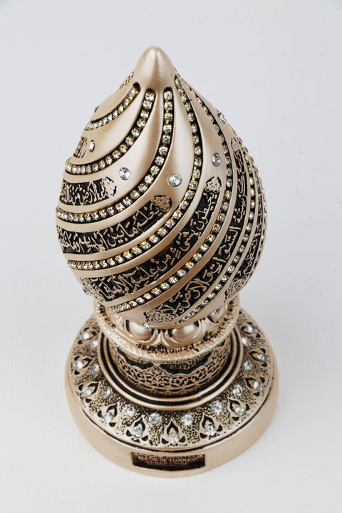 Ayatul Kursi Cone Figurine | Turkish Decor-Elite Turkish Bazaar