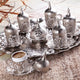 Coffee Set With Round Tray | seljuk-Elite Turkish Bazaar