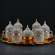 Diamond Decorated Coffee Set With Tray and sugar bowl-Elite Turkish Bazaar