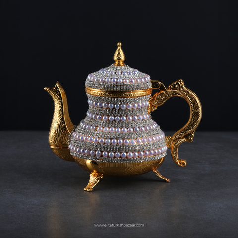 Stone | Ancient style Decorative Pot-Elite Turkish Bazaar