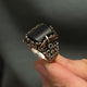 Black Onyx Stone 925 Sterling Silver Men's Ring