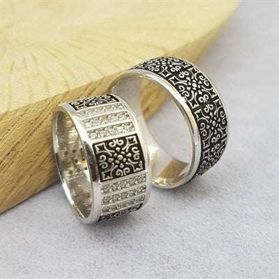 New Design Couple Silver Wedding Ring
